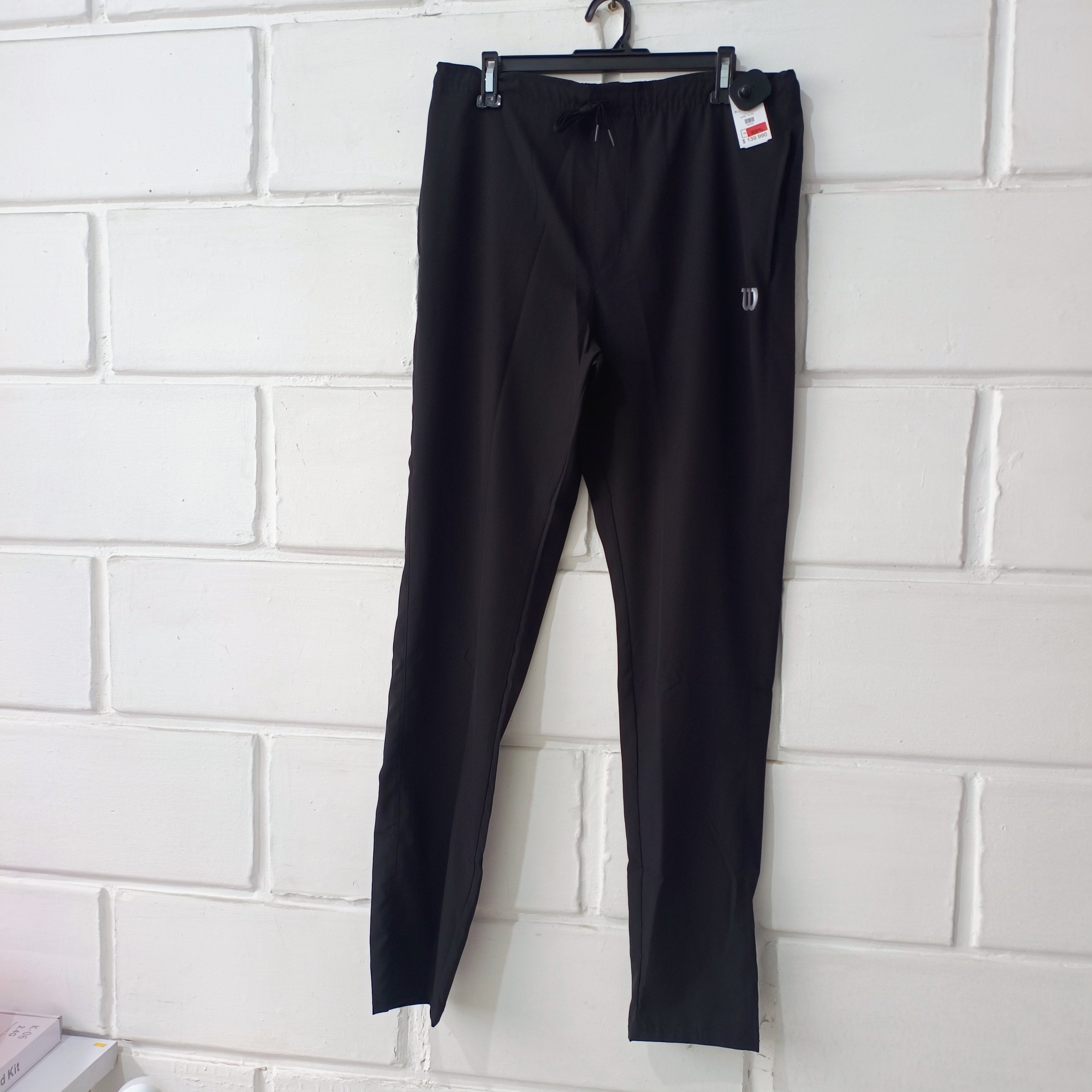 Jogger Liso Wilson Hombre Negro Talla M