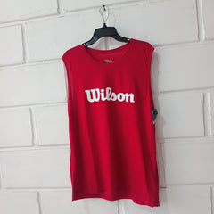 Camisilla Wilson Hombre Roja Talla L